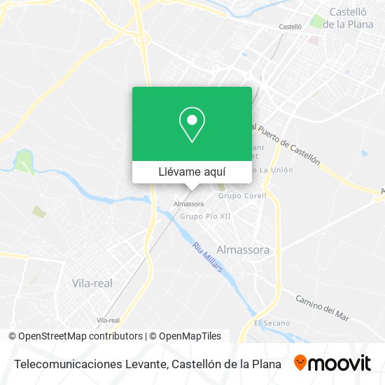 Mapa Telecomunicaciones Levante
