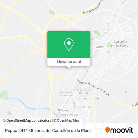 Mapa Pepco 241188 Jerez de