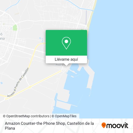 Mapa Amazon Counter-the Phone Shop