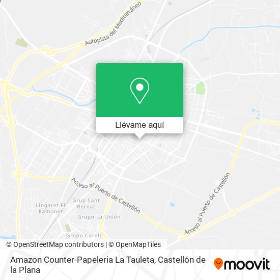 Mapa Amazon Counter-Papeleria La Tauleta