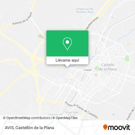 Mapa AVIS