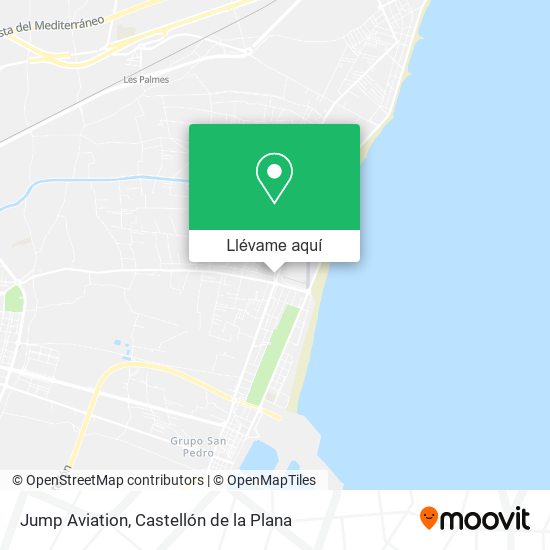 Mapa Jump Aviation
