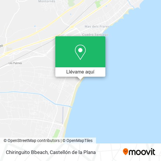 Mapa Chiringuito Bbeach