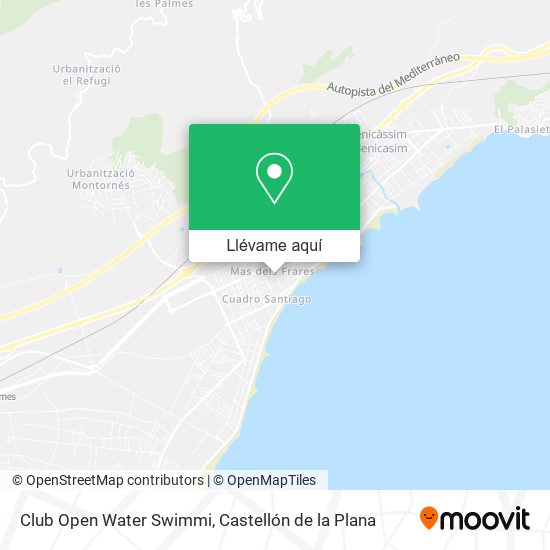 Mapa Club Open Water Swimmi