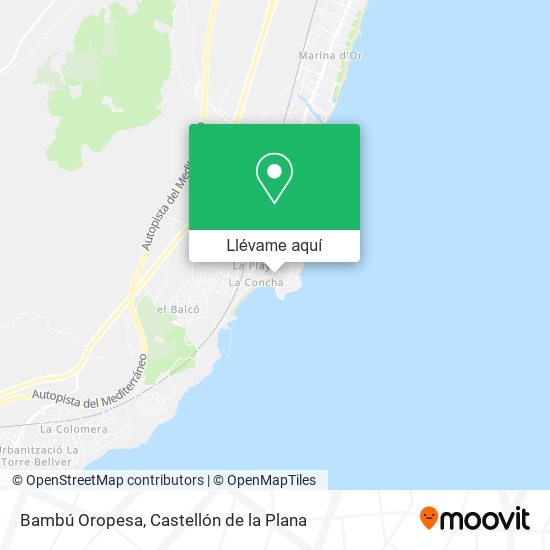 Mapa Bambú Oropesa