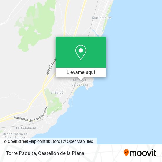 Mapa Torre Paquita