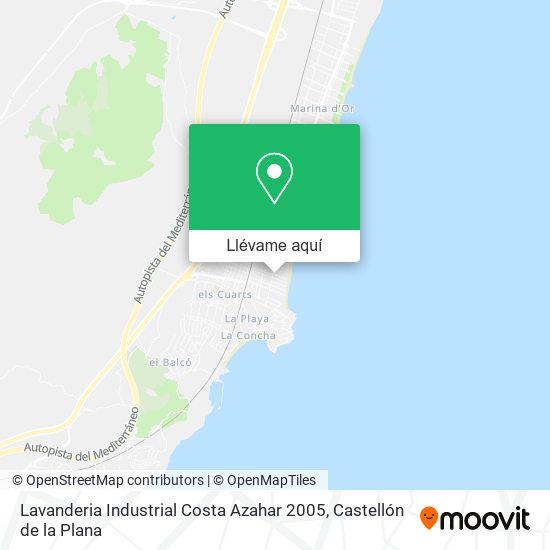 Mapa Lavanderia Industrial Costa Azahar 2005