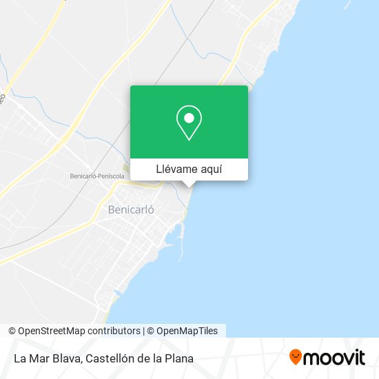 Mapa La Mar Blava