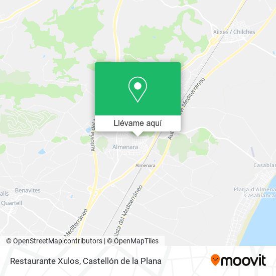Mapa Restaurante Xulos