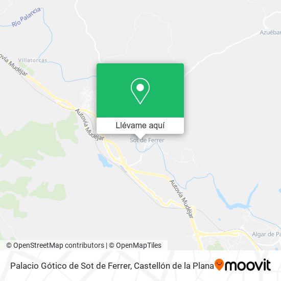 Mapa Palacio Gótico de Sot de Ferrer
