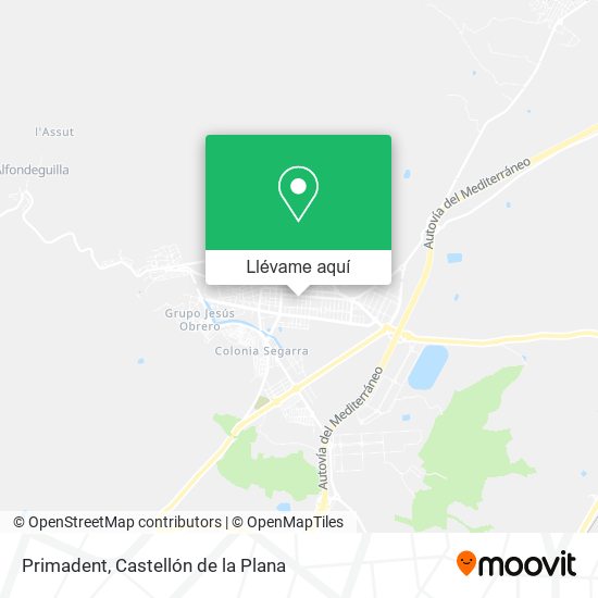 Mapa Primadent