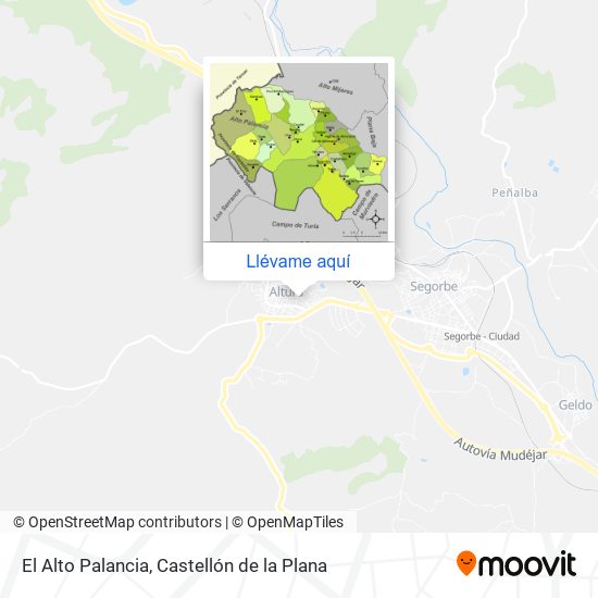 Mapa El Alto Palancia