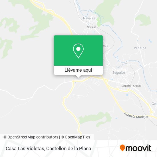 Mapa Casa Las Violetas