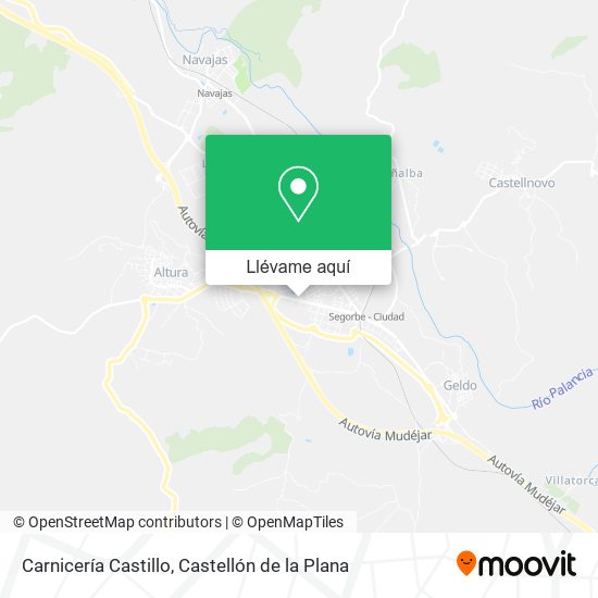 Mapa Carnicería Castillo