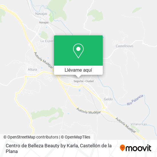 Mapa Centro de Belleza Beauty by Karla