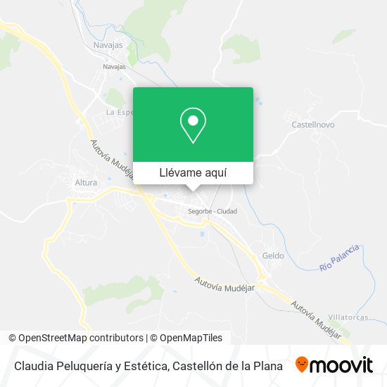 Mapa Claudia Peluquería y Estética