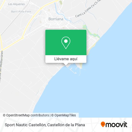 Mapa Sport Nautic Castellón