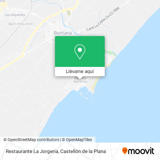 Mapa Restaurante La Jorgeria