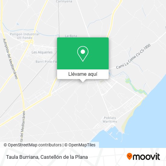 Mapa Taula Burriana