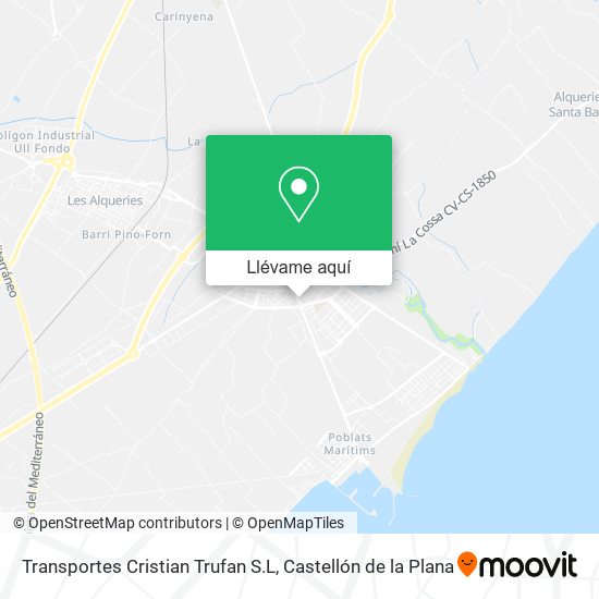 Mapa Transportes Cristian Trufan S.L