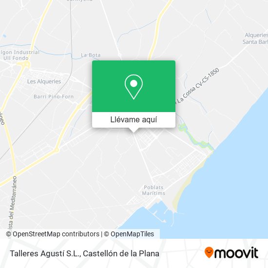 Mapa Talleres Agustí S.L.