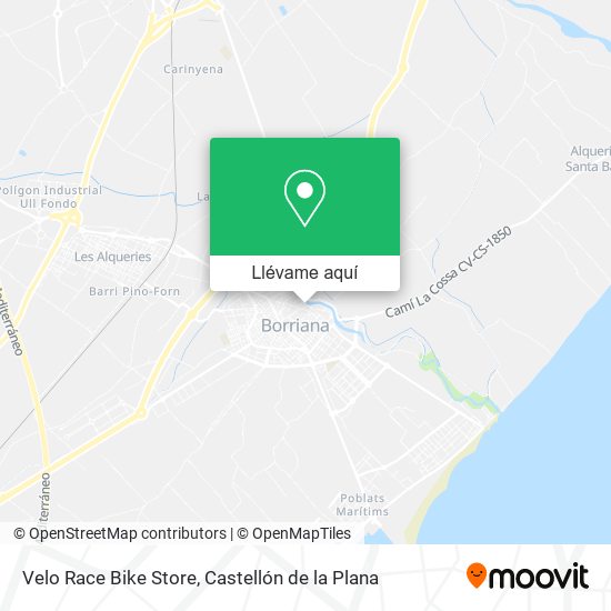 Mapa Velo Race Bike Store