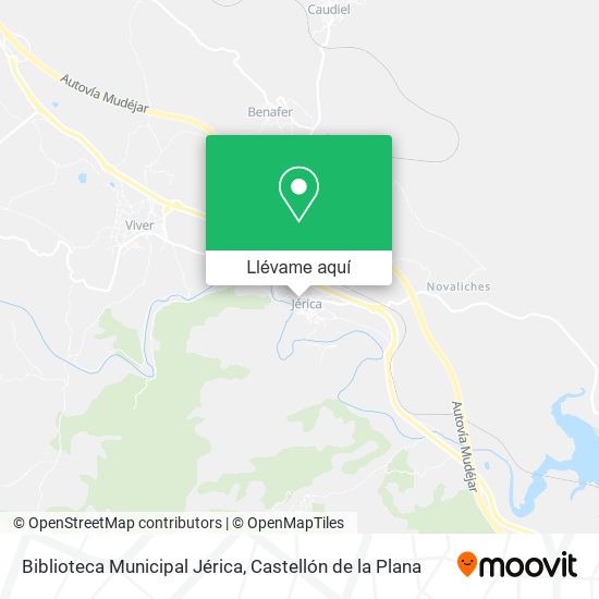Mapa Biblioteca Municipal Jérica