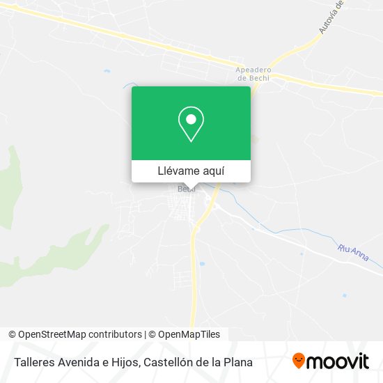 Mapa Talleres Avenida e Hijos