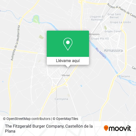 Mapa The Fitzgerald Burger Company