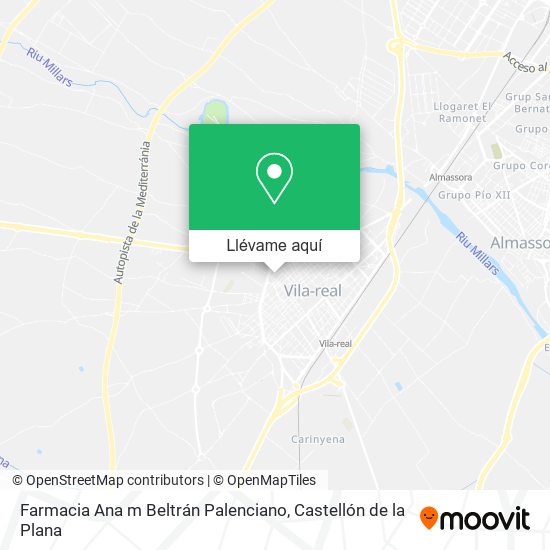 Mapa Farmacia Ana m Beltrán Palenciano