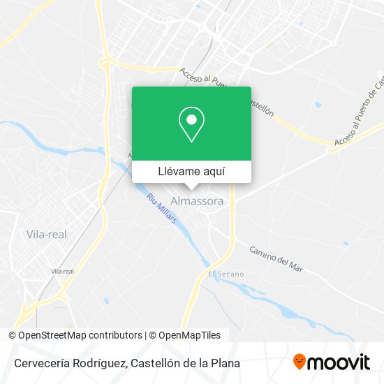 Mapa Cervecería Rodríguez