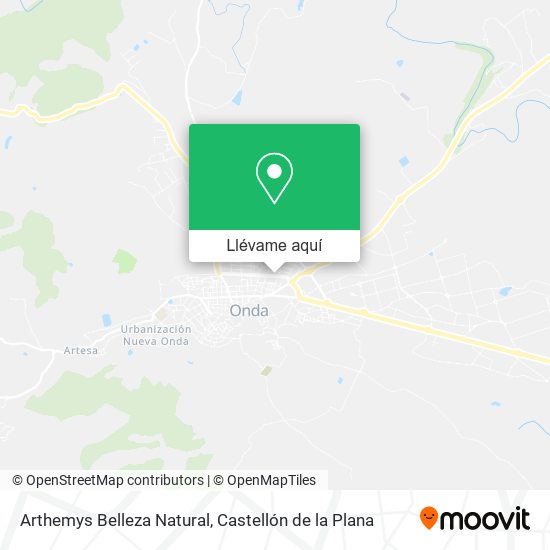 Mapa Arthemys Belleza Natural