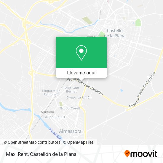 Mapa Maxi Rent