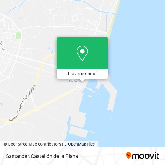 Mapa Santander