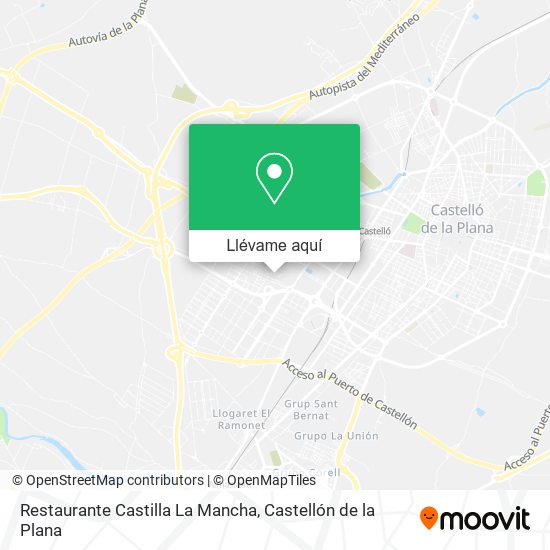 Mapa Restaurante Castilla La Mancha