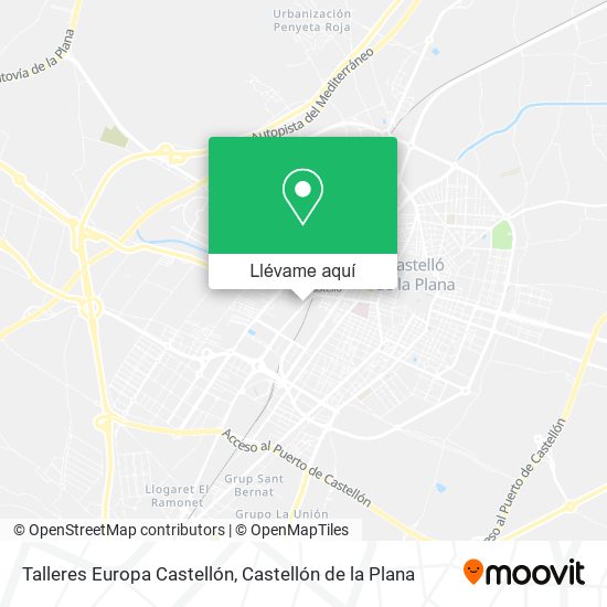 Mapa Talleres Europa Castellón