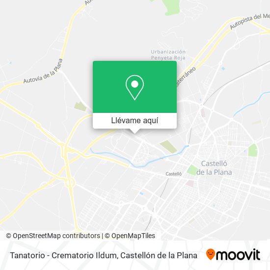 Mapa Tanatorio - Crematorio Ildum