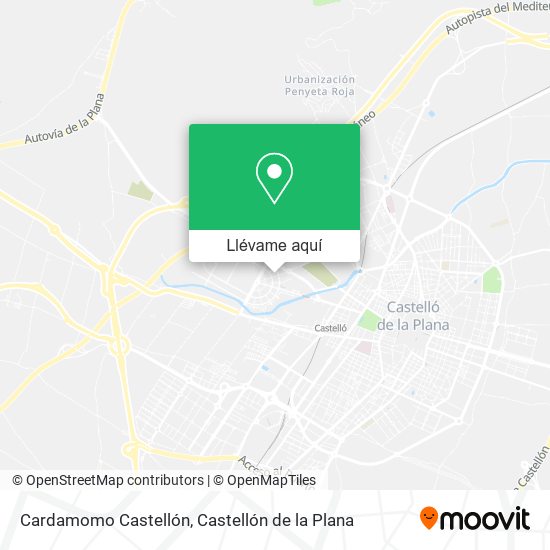 Mapa Cardamomo Castellón