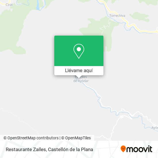 Mapa Restaurante Zaíles