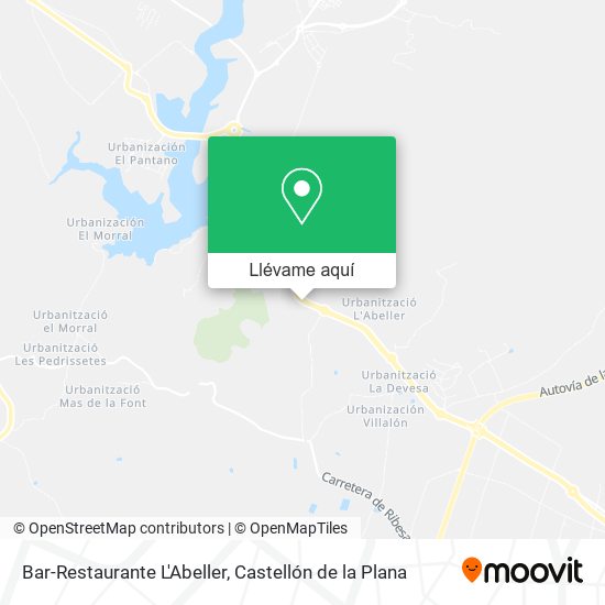 Mapa Bar-Restaurante L'Abeller