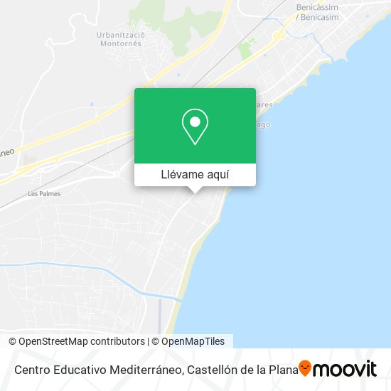 Mapa Centro Educativo Mediterráneo