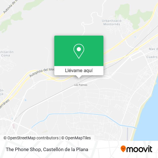 Mapa The Phone Shop