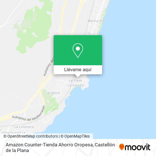 Mapa Amazon Counter-Tienda Ahorro Oropesa