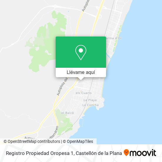 Mapa Registro Propiedad Oropesa 1