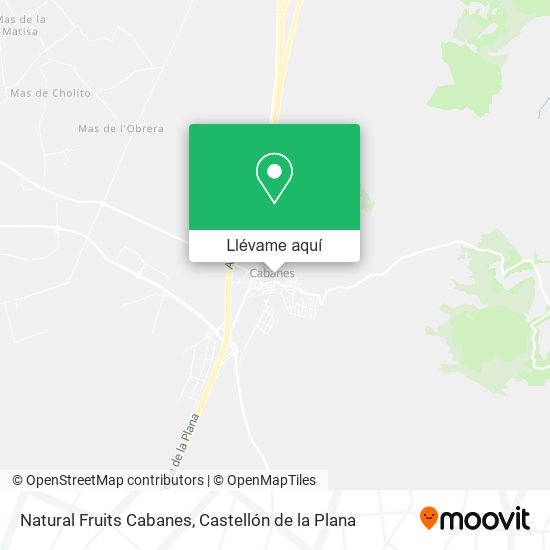 Mapa Natural Fruits Cabanes