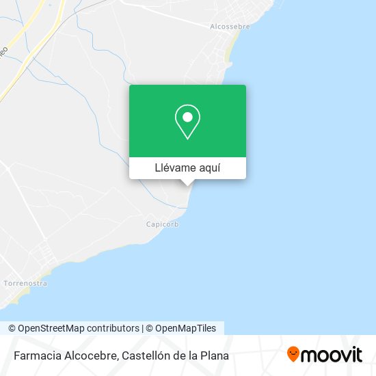 Mapa Farmacia Alcocebre