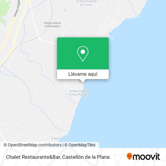 Mapa Chalet Restaurante&Bar