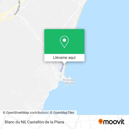 Mapa Blanc du Nil