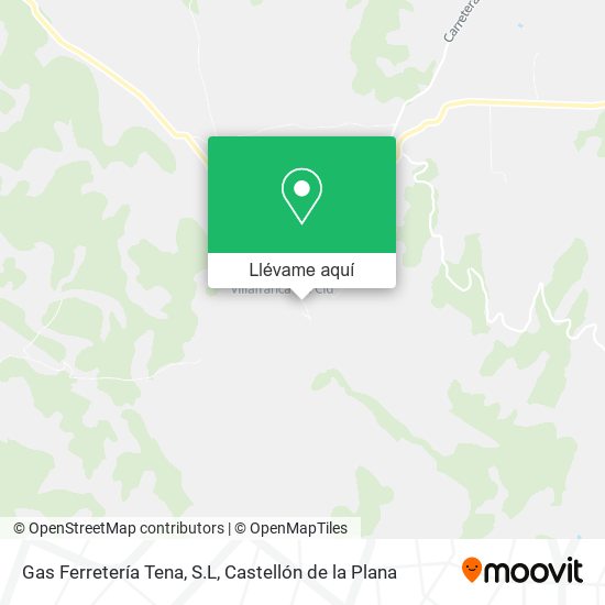 Mapa Gas Ferretería Tena, S.L