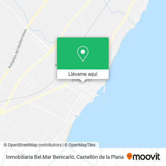 Mapa Inmobiliaria Bel.Mar Benicarló